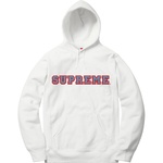 Supreme Cord Collegiate Logo Hooded Sweatshirt (SS18)