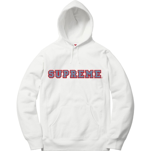 Supreme Cord Collegiate Logo Hooded Sweatshirt - Colorway