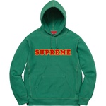 Supreme Cord Collegiate Logo Hooded Sweatshirt (SS18)