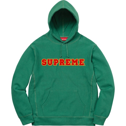 Cord Collegiate Logo Hooded Sweatshirt - Supreme
