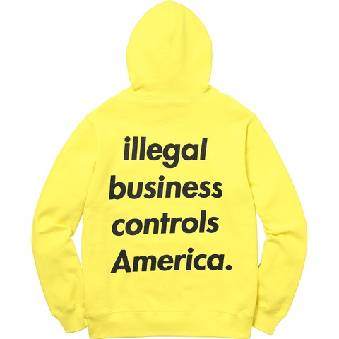 Supreme Illegal Business Hooded Sweatshirt - Colorway