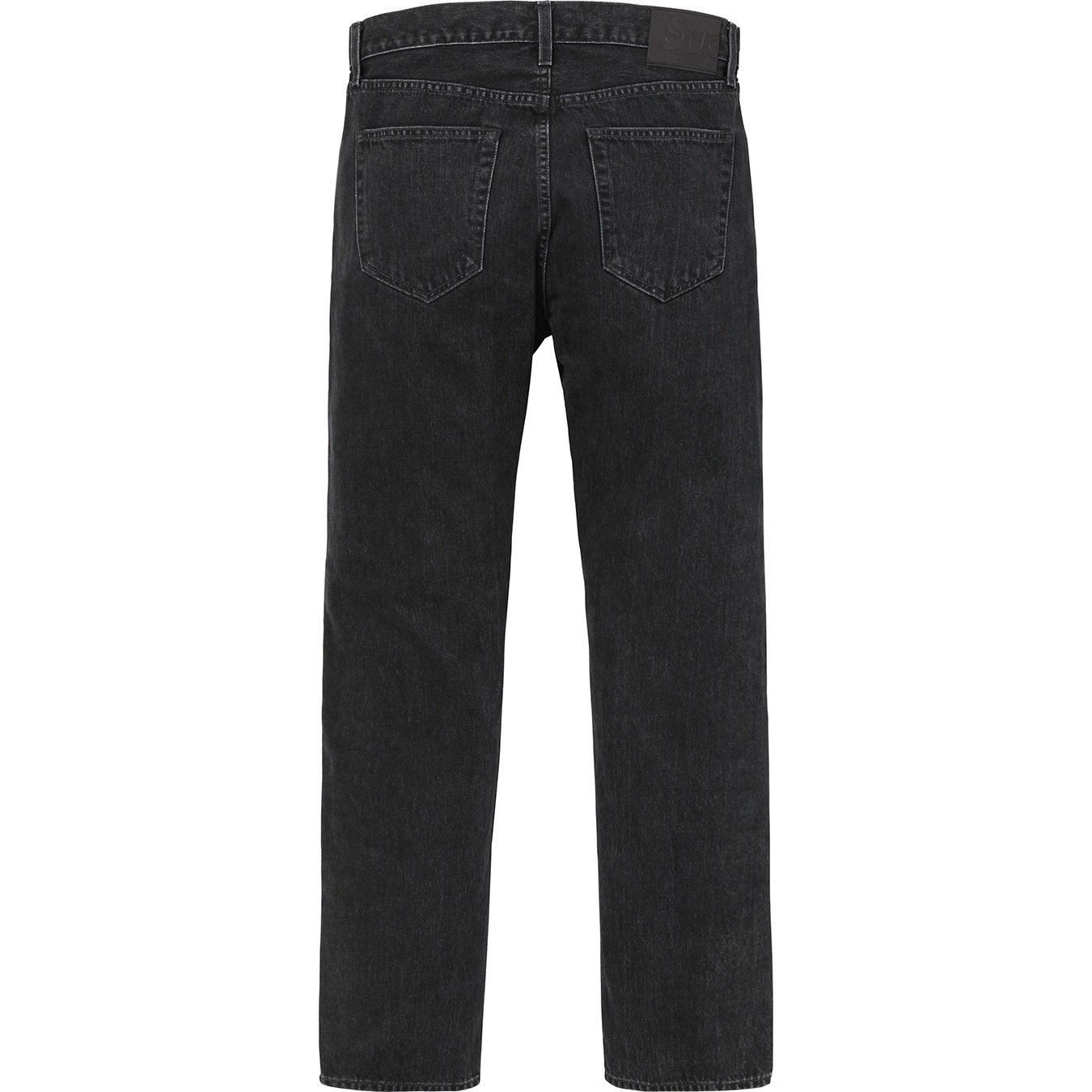 Supreme Stone Washed Black Slim Jeans (SS18) - $138