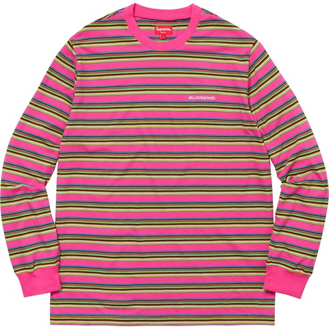 Supreme Multi Stripe L/S Top - Colorway