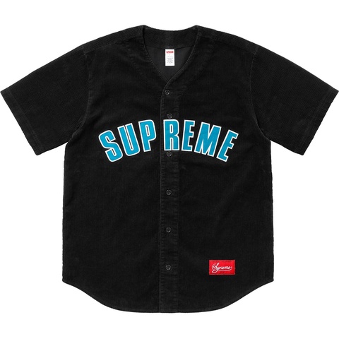 Supreme Corduroy Baseball Jersey - Colorway