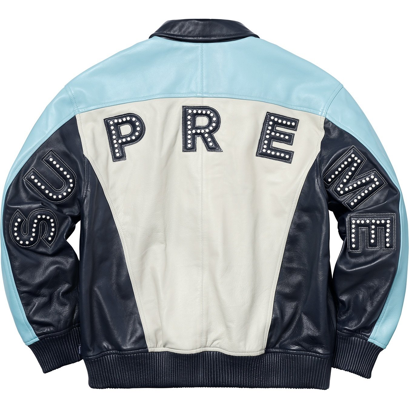 Supreme Studded Arc Logo Leather Jacket (SS18) - $698