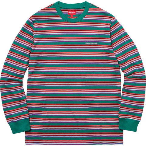 Supreme Multi Stripe L/S Top - Colorway