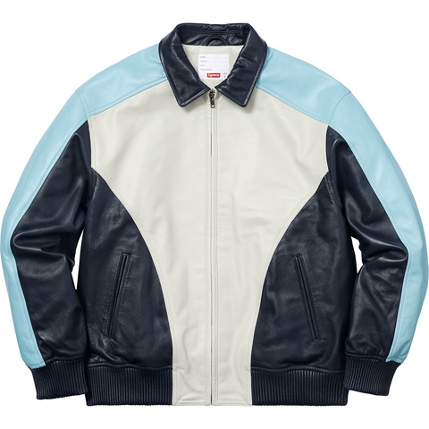 Supreme Studded Arc Logo Leather Jacket - Colorway