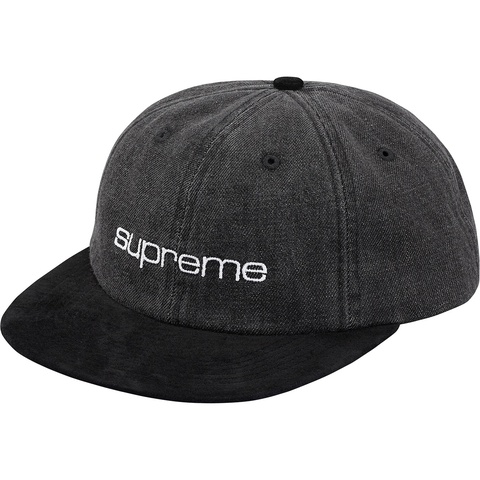 Supreme Denim Suede Compact Logo 6-Panel - Colorway