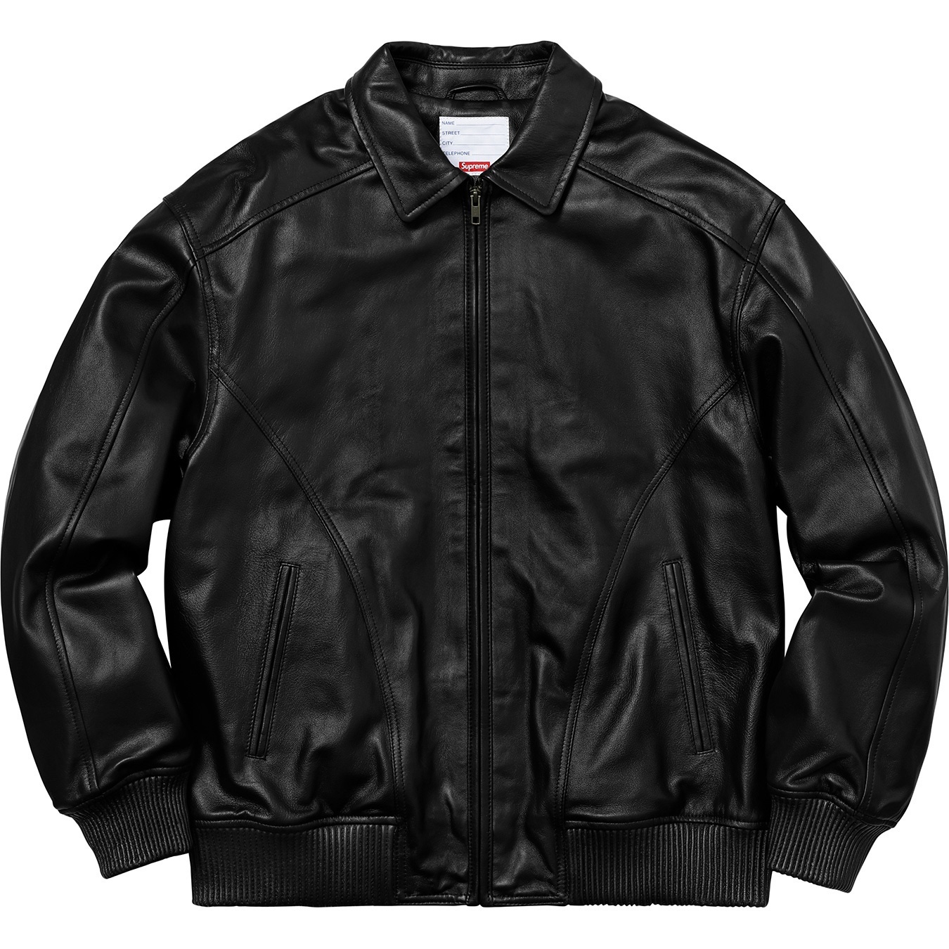 Supreme Studded Arc Logo Leather Jacket (SS18) - $698