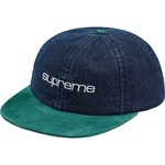 Supreme Denim Suede Compact Logo 6-Panel (SS18)