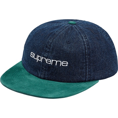 Supreme Denim Suede Compact Logo 6-Panel - Colorway