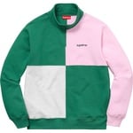 Supreme Color Blocked Half Zip Sweatshirt (SS18)