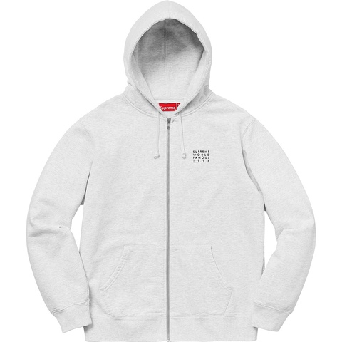 Supreme World Famous Zip Up Hooded Sweatshirt - Colorway
