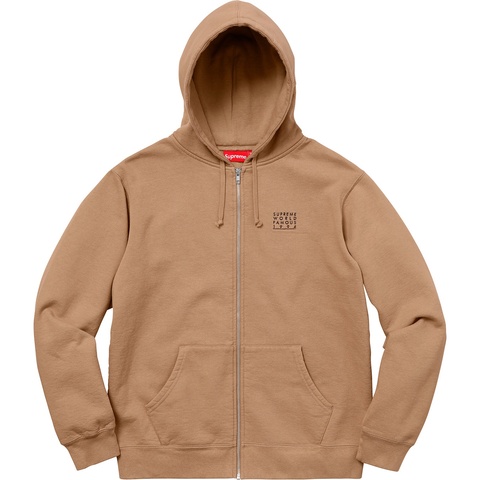 World Famous Zip Up Hooded Sweatshirt - Supreme