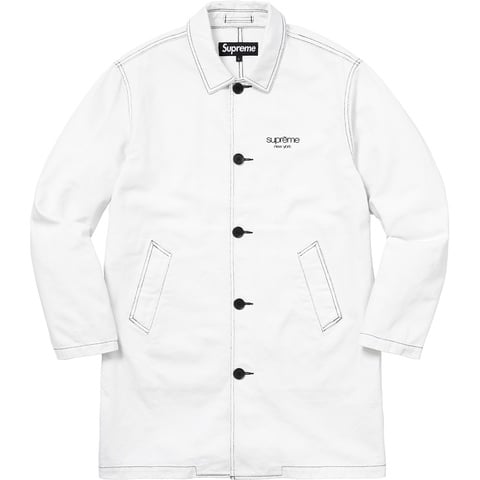 Washed Work Trench Coat - spring/summer 2018 - Supreme