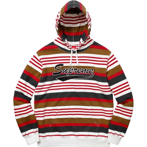 Striped Hooded Sweatshirt - spring/summer 2018 - Supreme