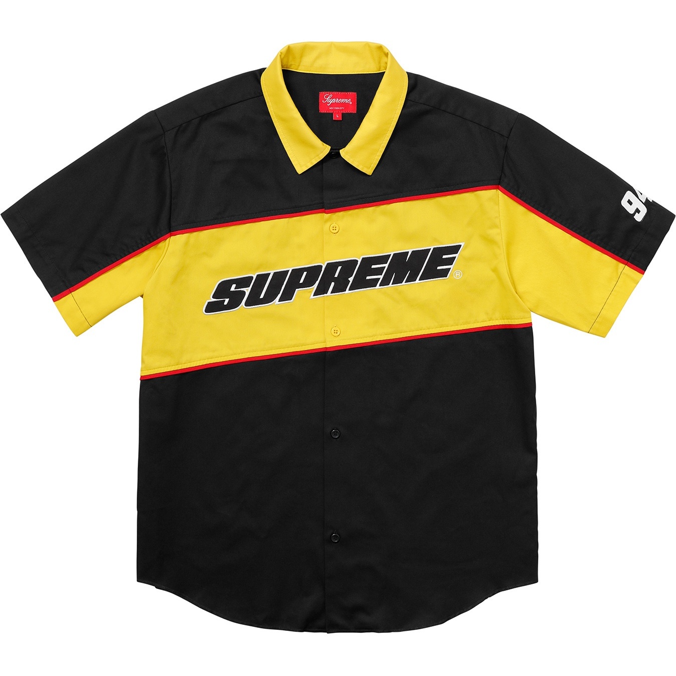 Supreme Color Blocked Work Shirt (SS18) - $128