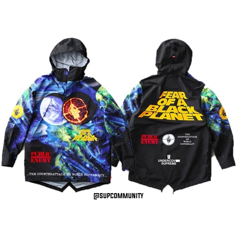 Supreme Supreme®/UNDERCOVER/Public Enemy Taped Seam Parka - Colorway