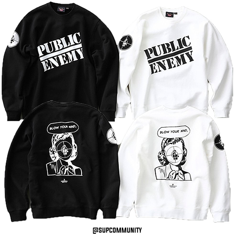Supreme®/UNDERCOVER/Public Enemy Crewneck Sweatshirt - Supreme