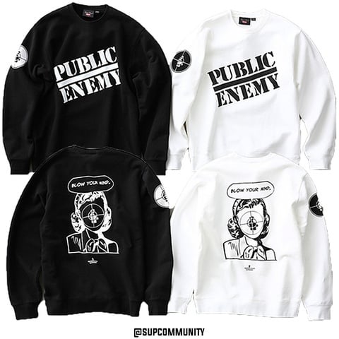 Supreme Supreme®/UNDERCOVER/Public Enemy Crewneck Sweatshirt - $168.00