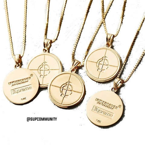 Supreme®/UNDERCOVER/Public Enemy 14K Gold Pendant - SupremeCommunity