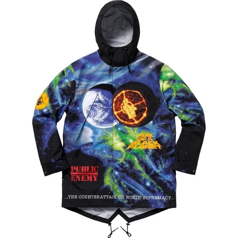 Supreme Supreme®/UNDERCOVER/Public Enemy Taped Seam Parka - $648.00