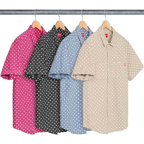 Supreme Polka Dot Denim Shirt - $128.00