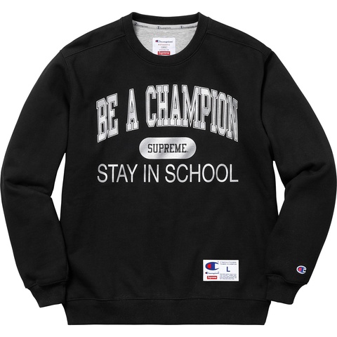 Supreme Supreme®/Champion® Stay In School Crewneck - Colorway
