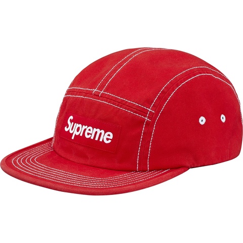 Contrast Stitch Camp Cap - spring/summer 2018 - Supreme