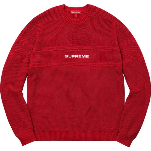 Supreme Chest Stripe Raglan Sweater - Colorway