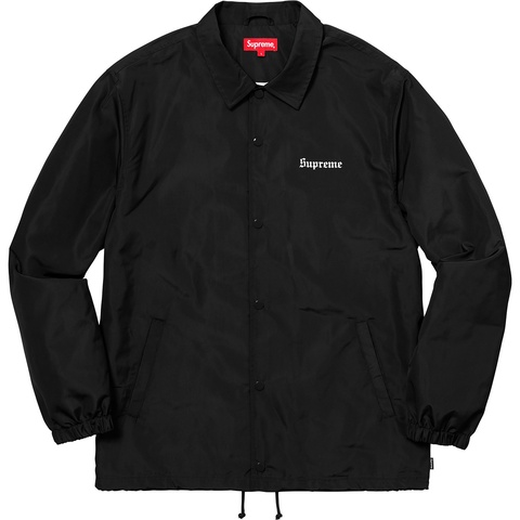 Supreme×Nan Goldin 18ss コーチジャケット L 黒 Nan Goldin/Supreme Misty and Jimmy Paulette Coaches Jacket - Supreme