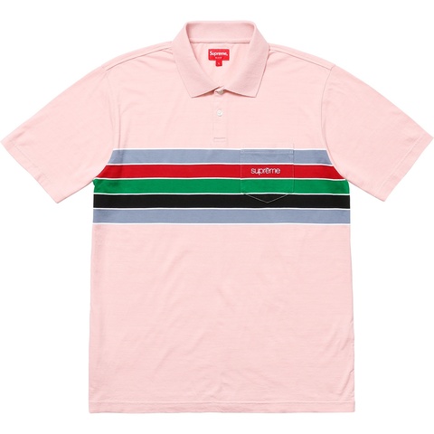 Supreme Chest Stripes Polo - Colorway