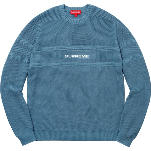 Supreme Chest Stripe Raglan Sweater - Colorway