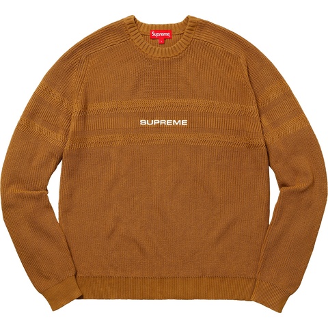 Supreme Chest Stripe Raglan Sweater - Colorway