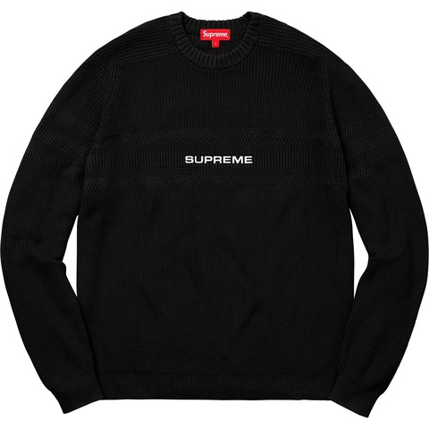 Supreme Chest Stripe Raglan Sweater - Colorway