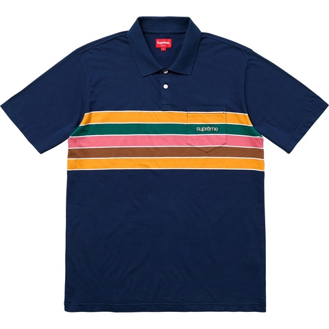 Supreme Chest Stripes Polo - Colorway