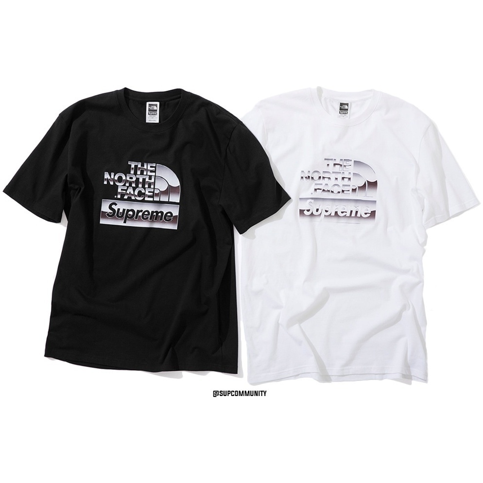 Supreme®/The North Face® Metallic Logo T-Shirt - Supreme