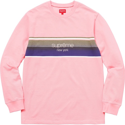 Supreme Shadow Stripe L/S Top - Colorway