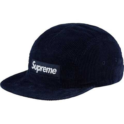 帽子 Supreme Fine Wale Corduroy Camp Cap 21ss Corduroy Camp Cap - spring/summer 2018 - Supreme