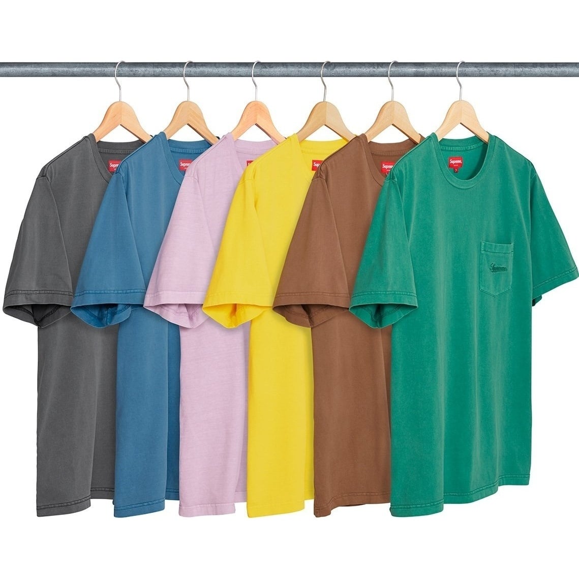 Supreme Overdyed Pocket Tee (spring/summer 2018) - $58.00