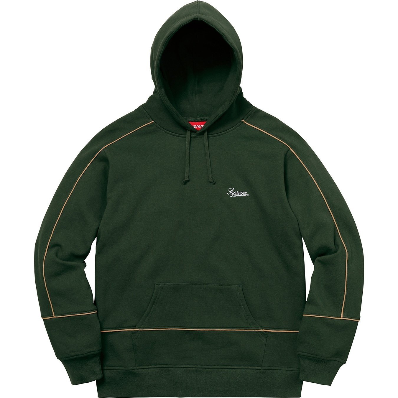 Supreme Piping Hooded Sweatshirt (SS18) - $148