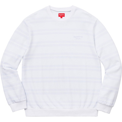 Supreme Dash Stripe Crewneck - Colorway