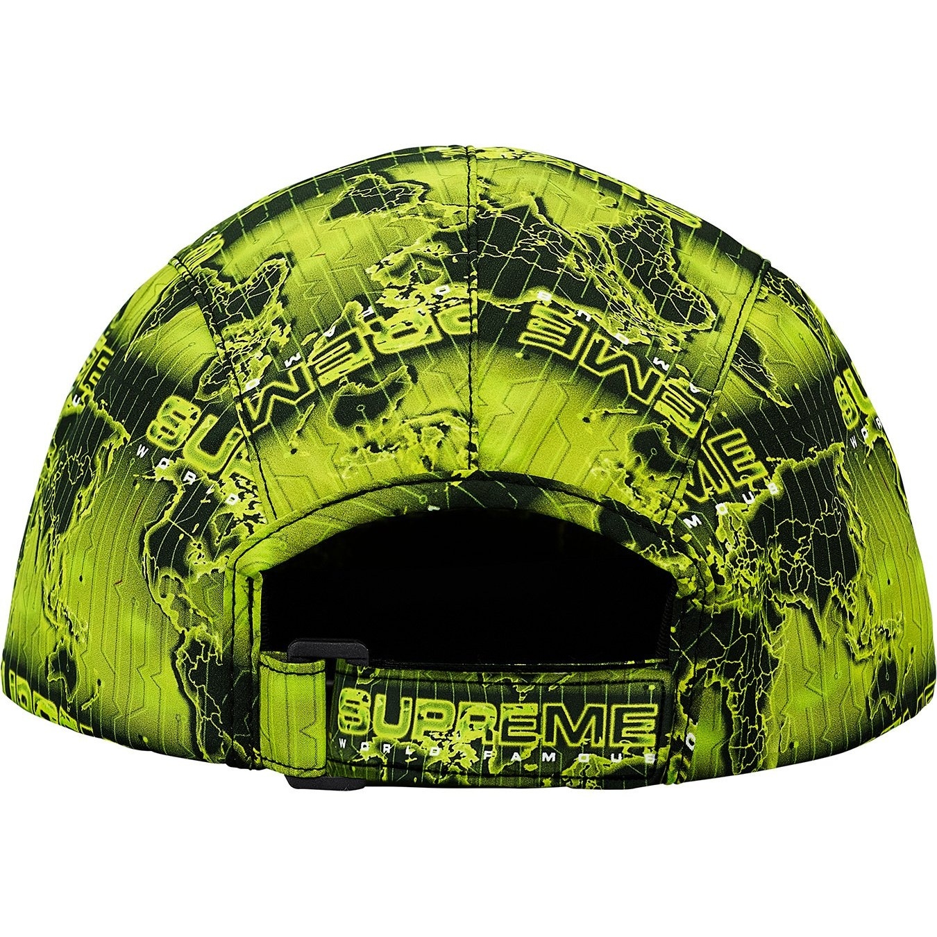 Supreme World Famous Taped Seam Camp Cap (SS18) - $48