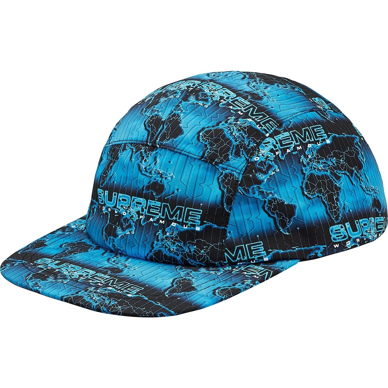 Supreme World Famous Taped Seam Camp Cap (SS18) - $48