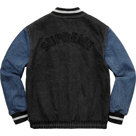 Supreme Denim Varsity Jacket - Colorway