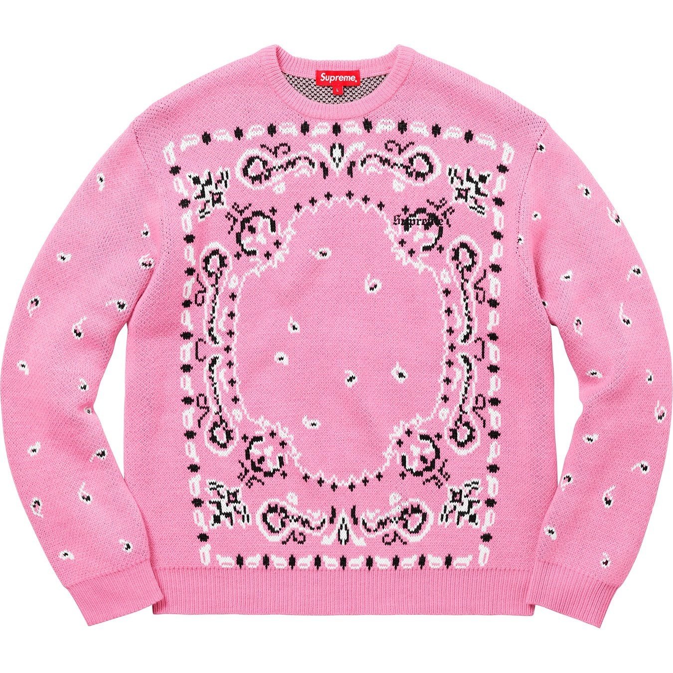 Supreme Bandana Sweater (SS18) - $148