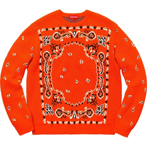 Bandana Sweater - spring/summer 2018 - Supreme