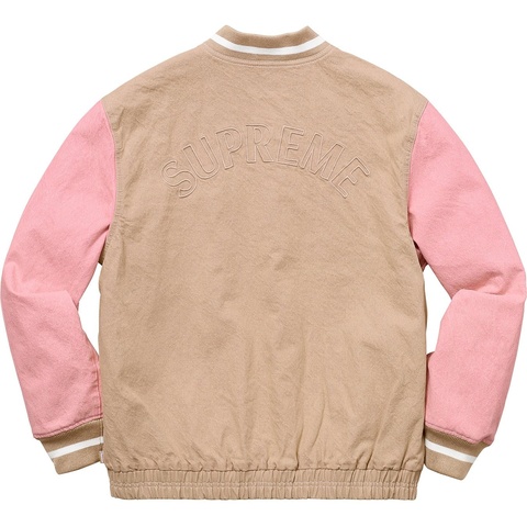 Supreme Denim Varsity Jacket - Colorway