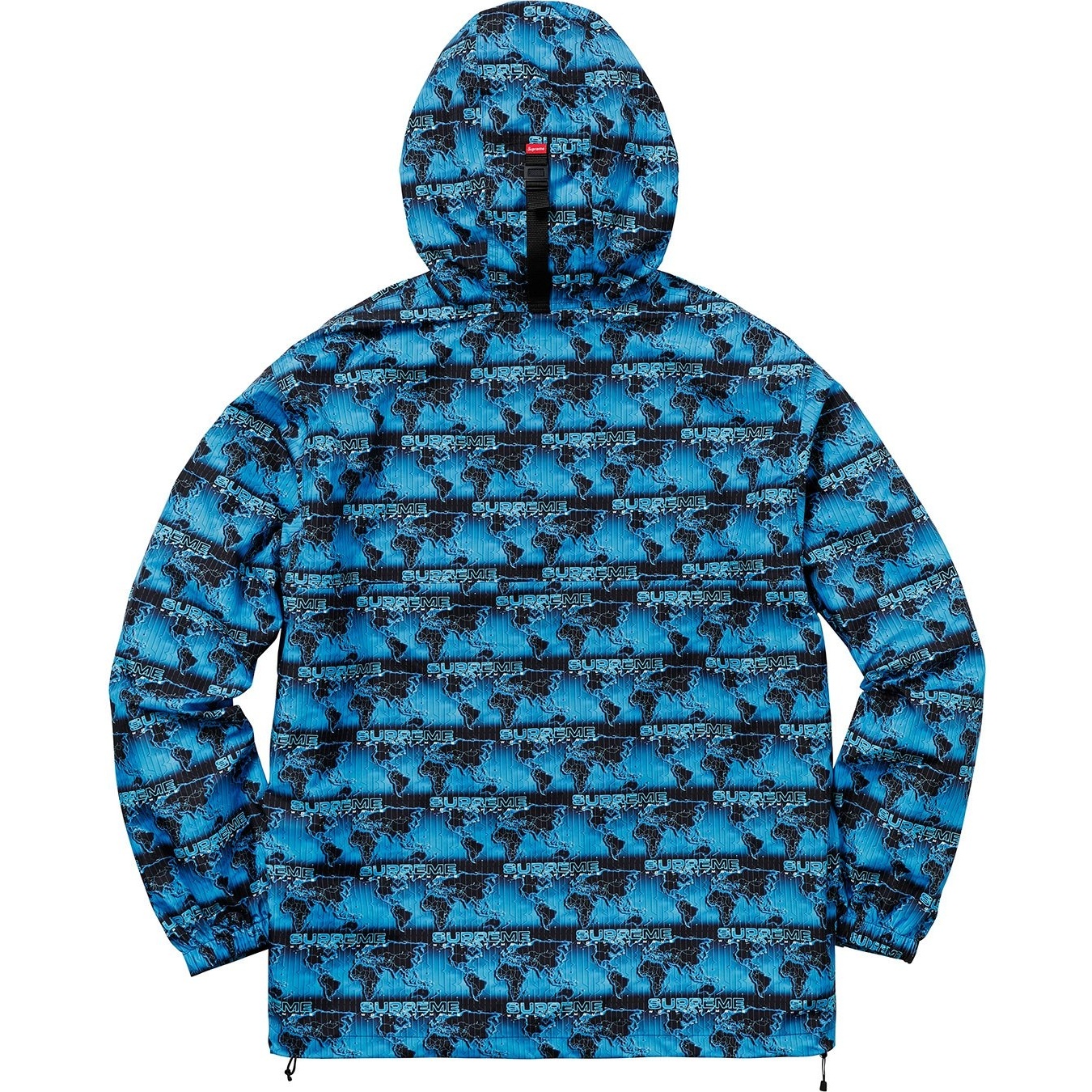 Supreme World Famous Taped Seam Hooded Pullover (SS18) - $328
