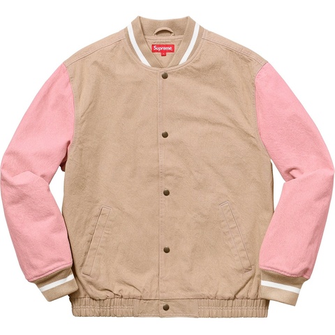 Supreme Denim Varsity Jacket - Colorway
